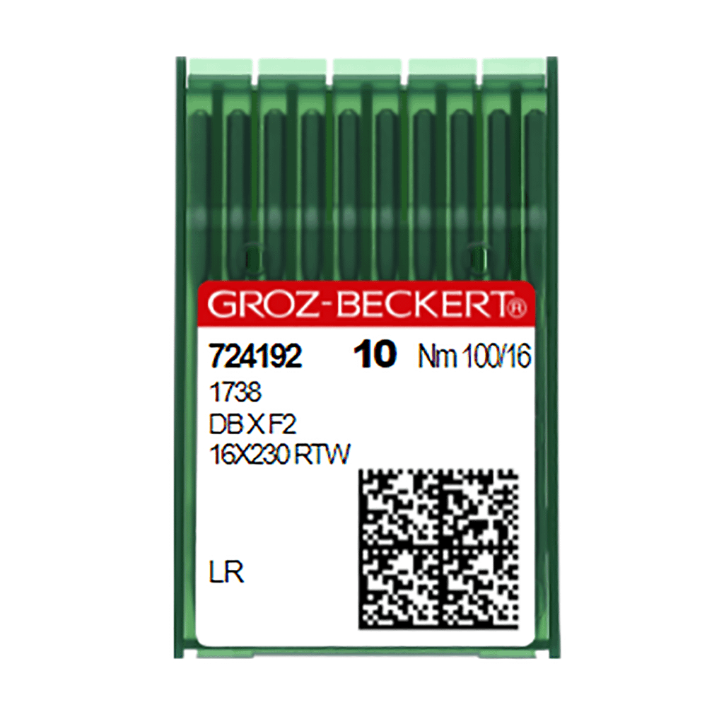 Groz-Beckert Needles 1738LR/DBx1LR/16X230RTW/DBXF2 Size 100/16 (724192