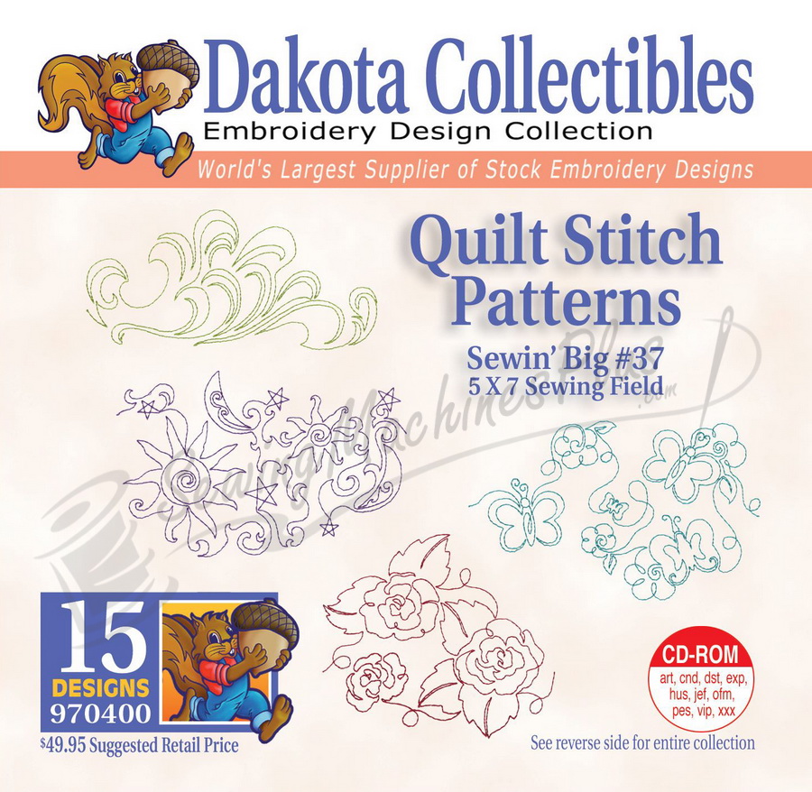Dakota Collectibles Quilt Stitch Patterns Embroidery Designs - 970400 eBay