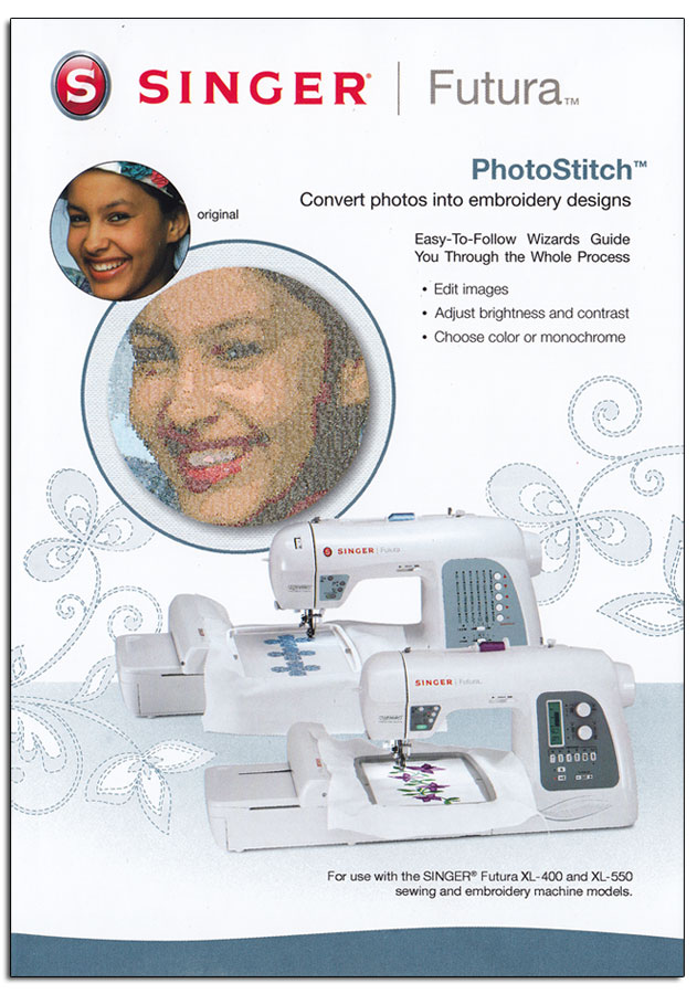 Get introduced to this product: Singer Futura XL-400 & XL-550 PhotoStitch Software!