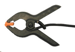 bungee cord attachment clamps
