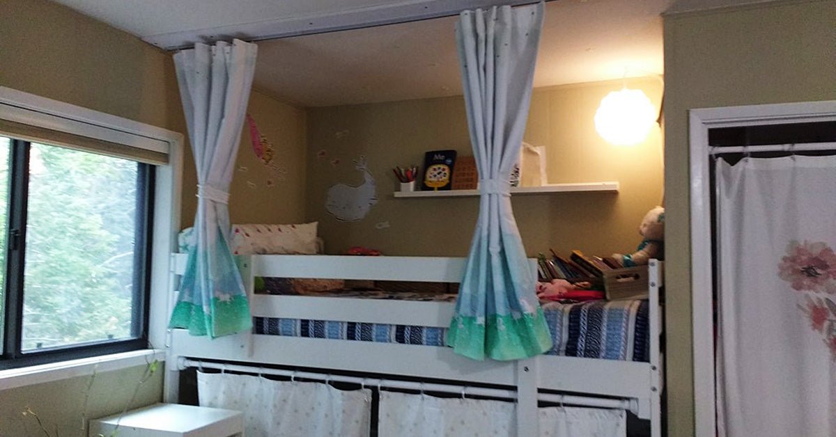 Bunk Bed Privacy Curtains (part 2) - Sewingmachinesplus.com