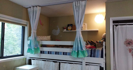 Bunk Bed Privacy Curtains (part 2) - Sewingmachinesplus.com