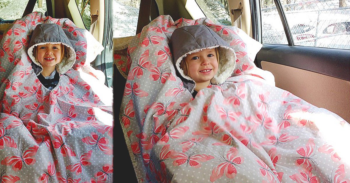 DIY Car Seat Poncho - Sewingmachinesplus.com