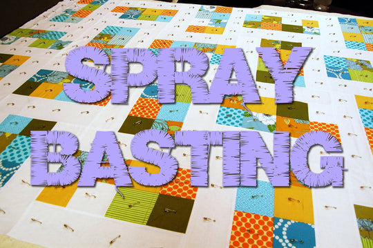 Basting Your Quilt: Sprays and Pins - Sewingmachinesplus.com