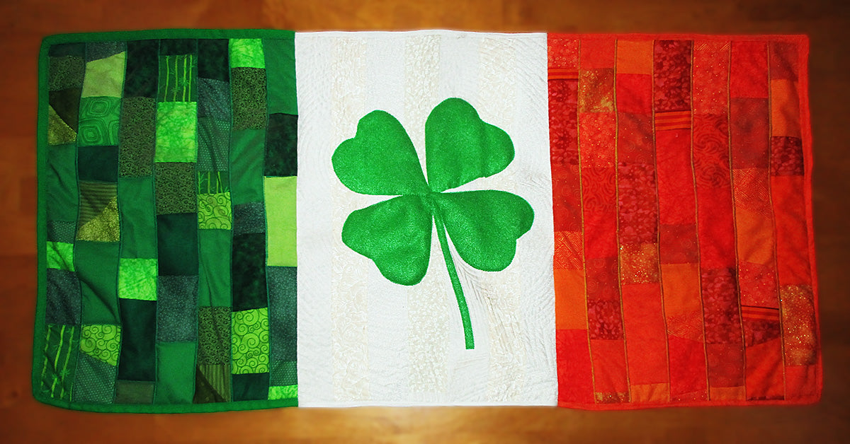 VIDEO: How to Sew a Luck O’ the Irish Flag Quilt for Your Wall