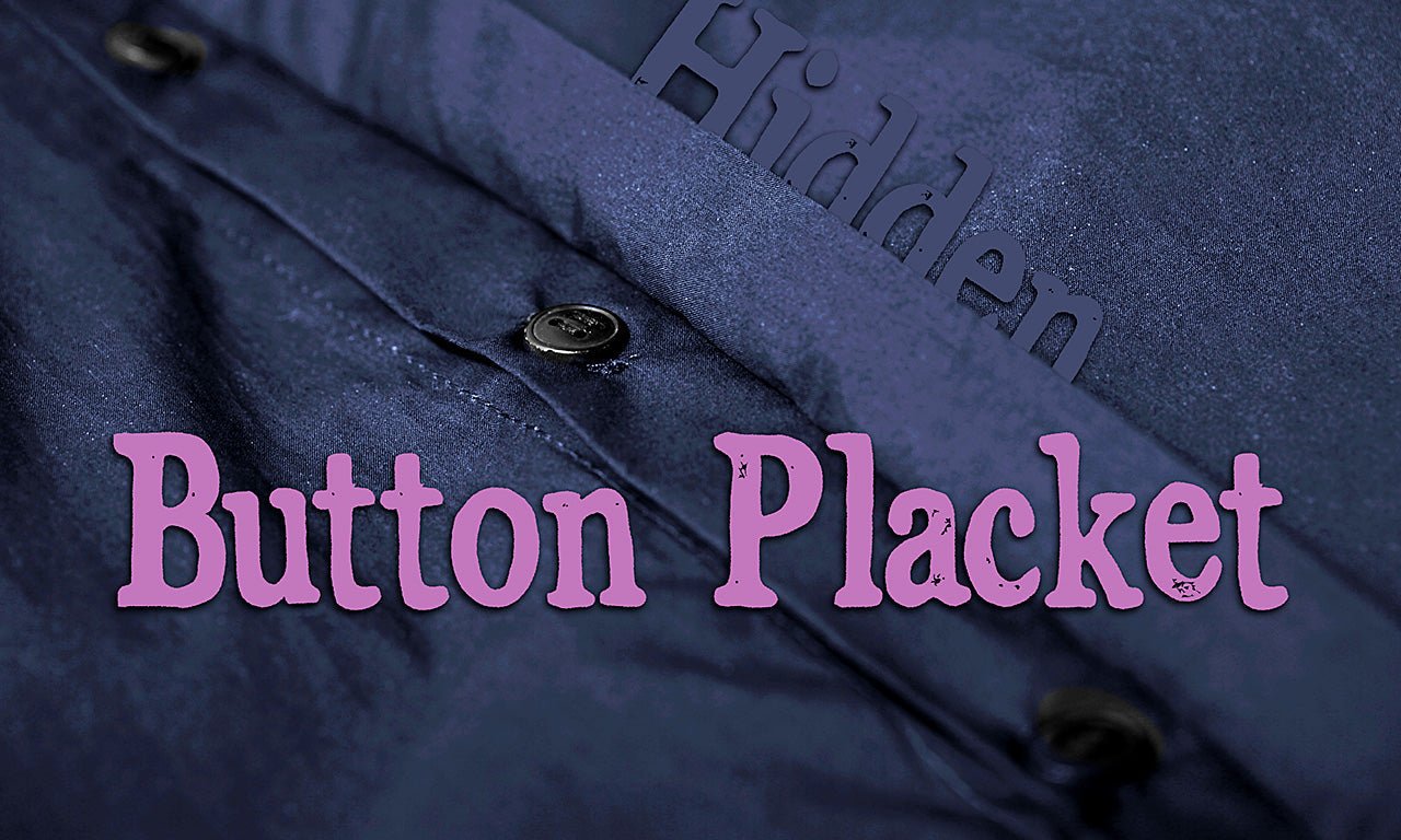 How to Make a Hidden Button Placket - Sewingmachinesplus.com