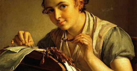 The Lace-Maker by Tropinin - Sewingmachinesplus.com