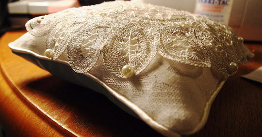 Tips for Dazzling up a Ring Bearer Pillow - Sewingmachinesplus.com