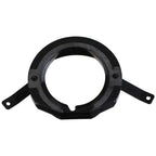 Race cover 0015387100, Bernina sewing machine part; black circular frame with mounting tabs