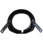 Bernina Race Cover 0015387100 sewing machine part, black circular ring with attached metal levers