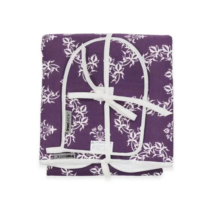 Jaipur Purple - The Ultimate Ironing Mat & Steam Glove Bundle