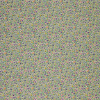 Everlasting Posy Haze A quilting cotton fabric with tiny purple, yellow, pink, and green floral motifs on a light background.