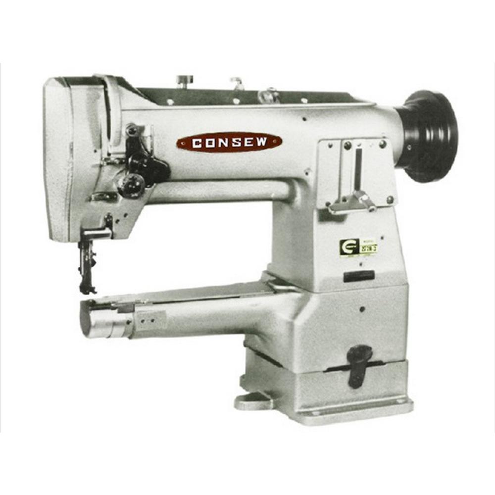 Consew &8203;277R - 3&8203; Heavy Duty, Narrow Cylinder Arm, Single Needle, Drop Feed, Needle Feed, Compound Feed, Alternating Presser Feet, Lockstitch Machine - Sewingmachinesplus.com