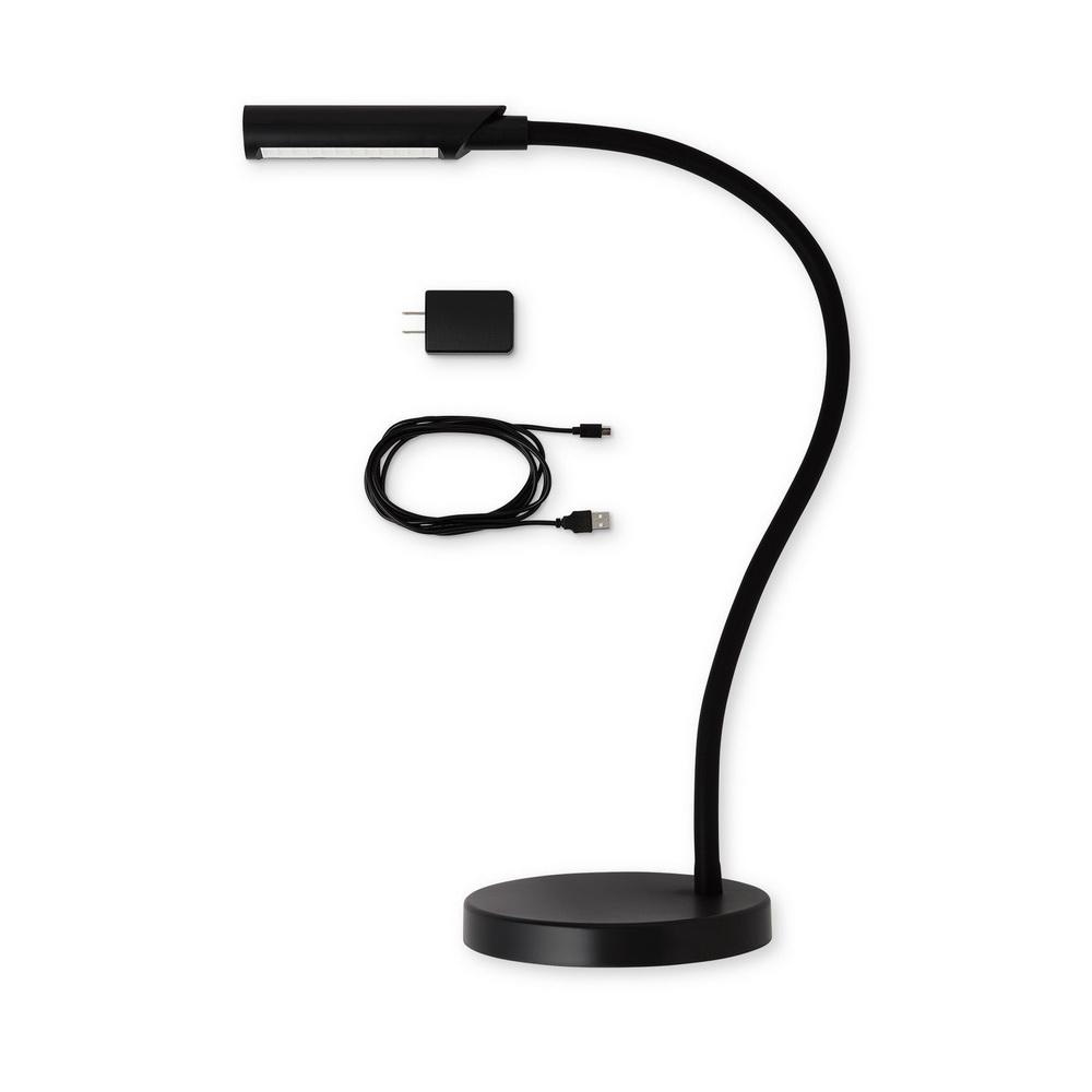 UberLight Flex Led Task Light, USB with Base, Black - Sewingmachinesplus.com