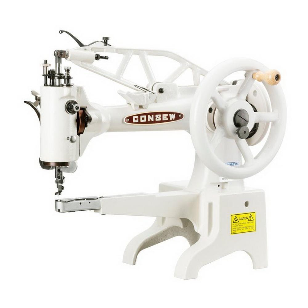 Consew 29B Single Needle with large bobbin, 12in Cylinder Arm, Shoe Repair and Mending, Lockstitch Machine - Sewingmachinesplus.com