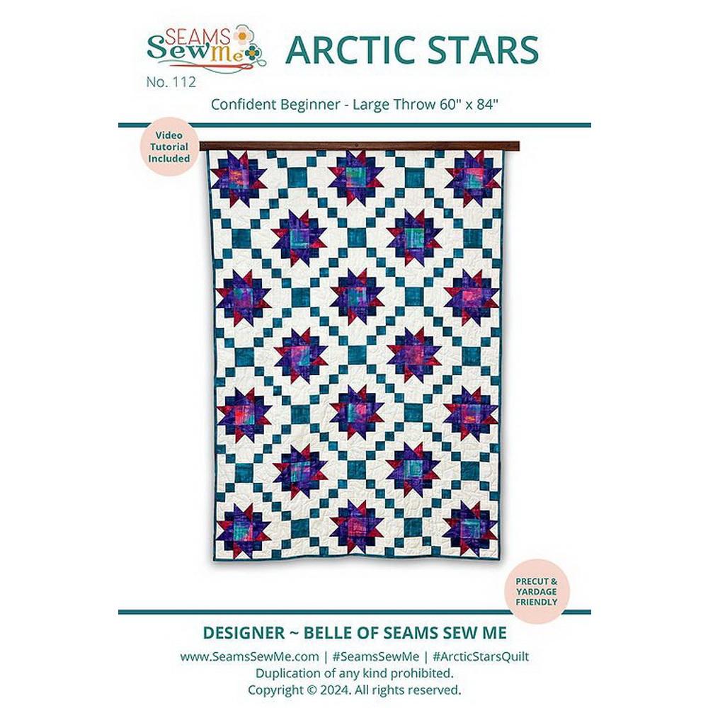 Seams Sew Me Quilt Pattern - Arctic Stars - Sewingmachinesplus.com