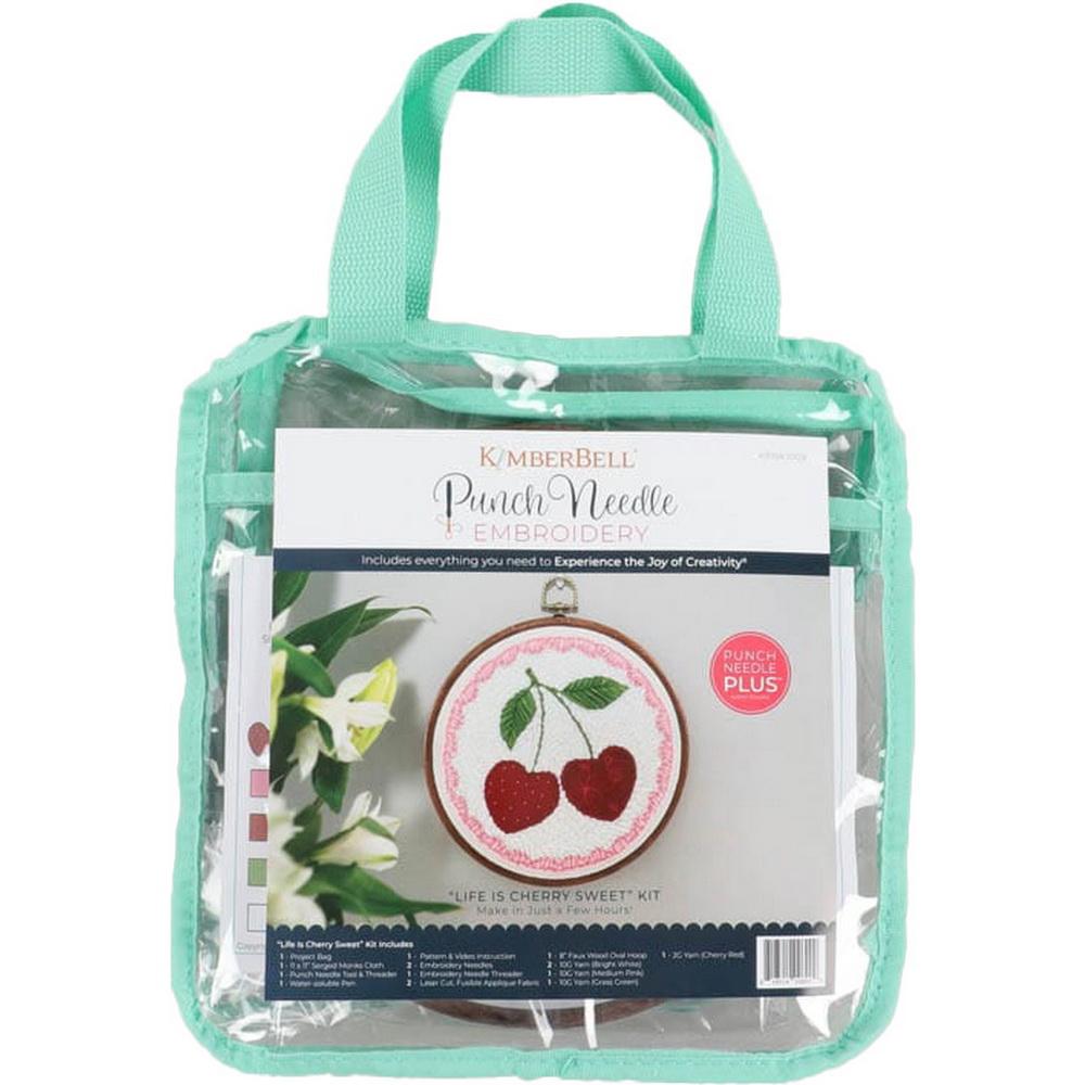 Kimberbell Punch Needle Plus Kit - Life is Cherry Sweet - Sewingmachinesplus.com