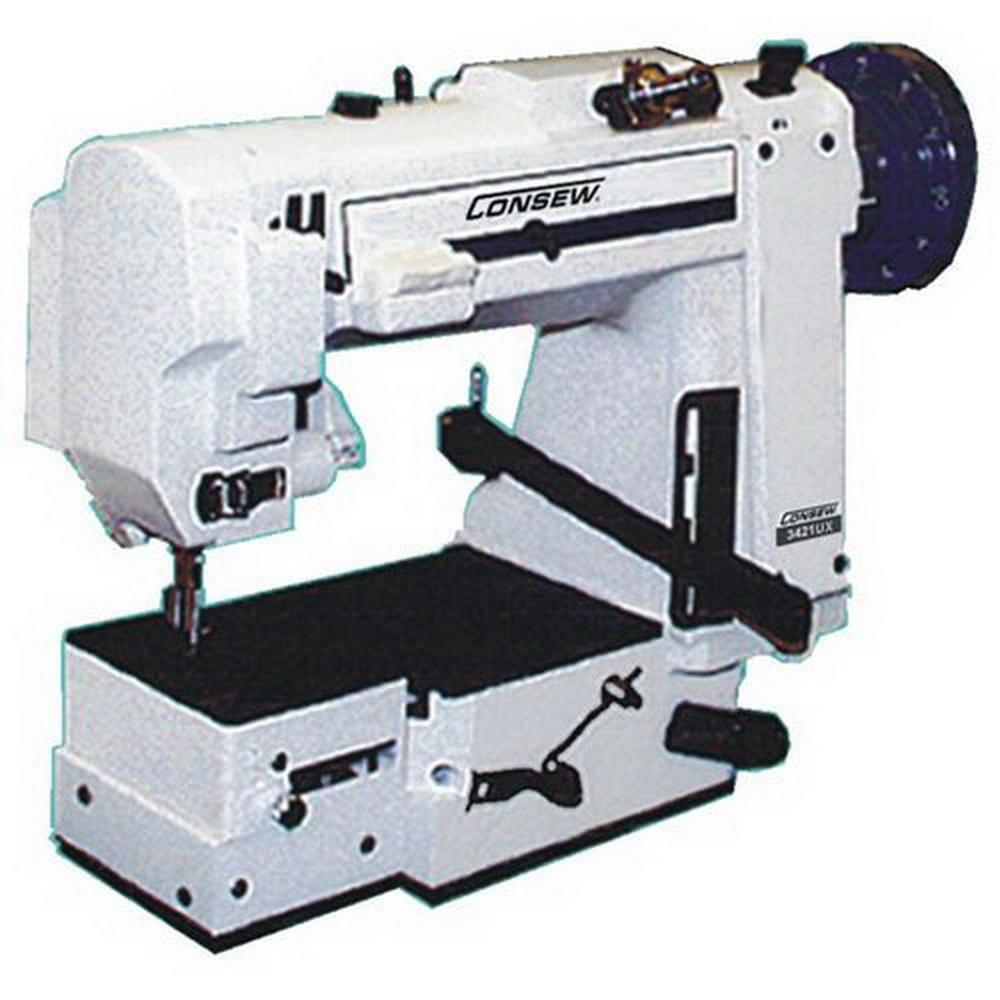 Consew 3421UX5-1 High Speed, Heavy Duty, Single Needle, Two Thread, Drop Feed, Needle Feed (Compound Feed), Alternating Presser Feet, Double Chainstitch Machine