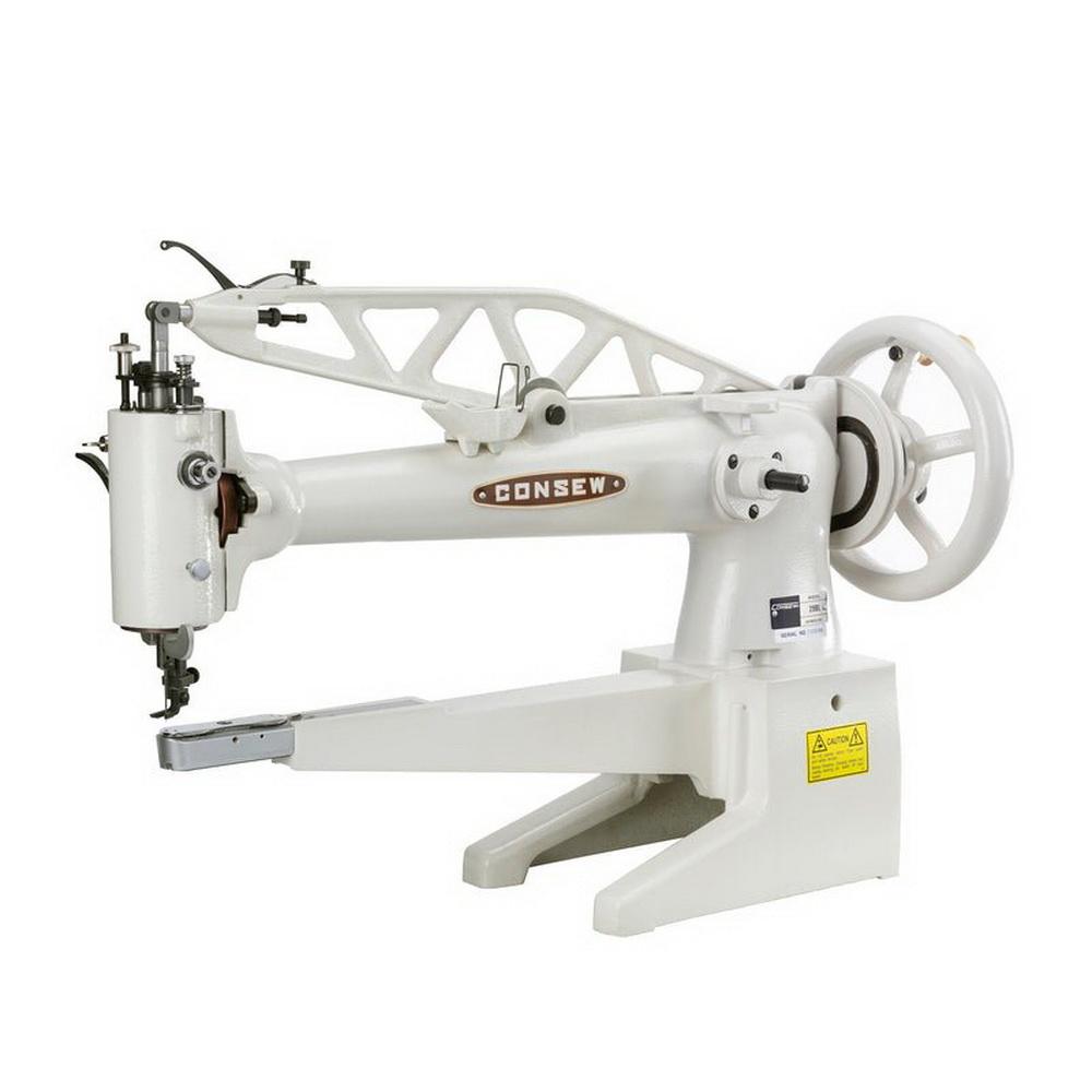 Consew 29BL Single Needle with large bobbin, 18in Cylinder Arm, Shoe Repair and Mending, Lockstitch Machine - Sewingmachinesplus.com