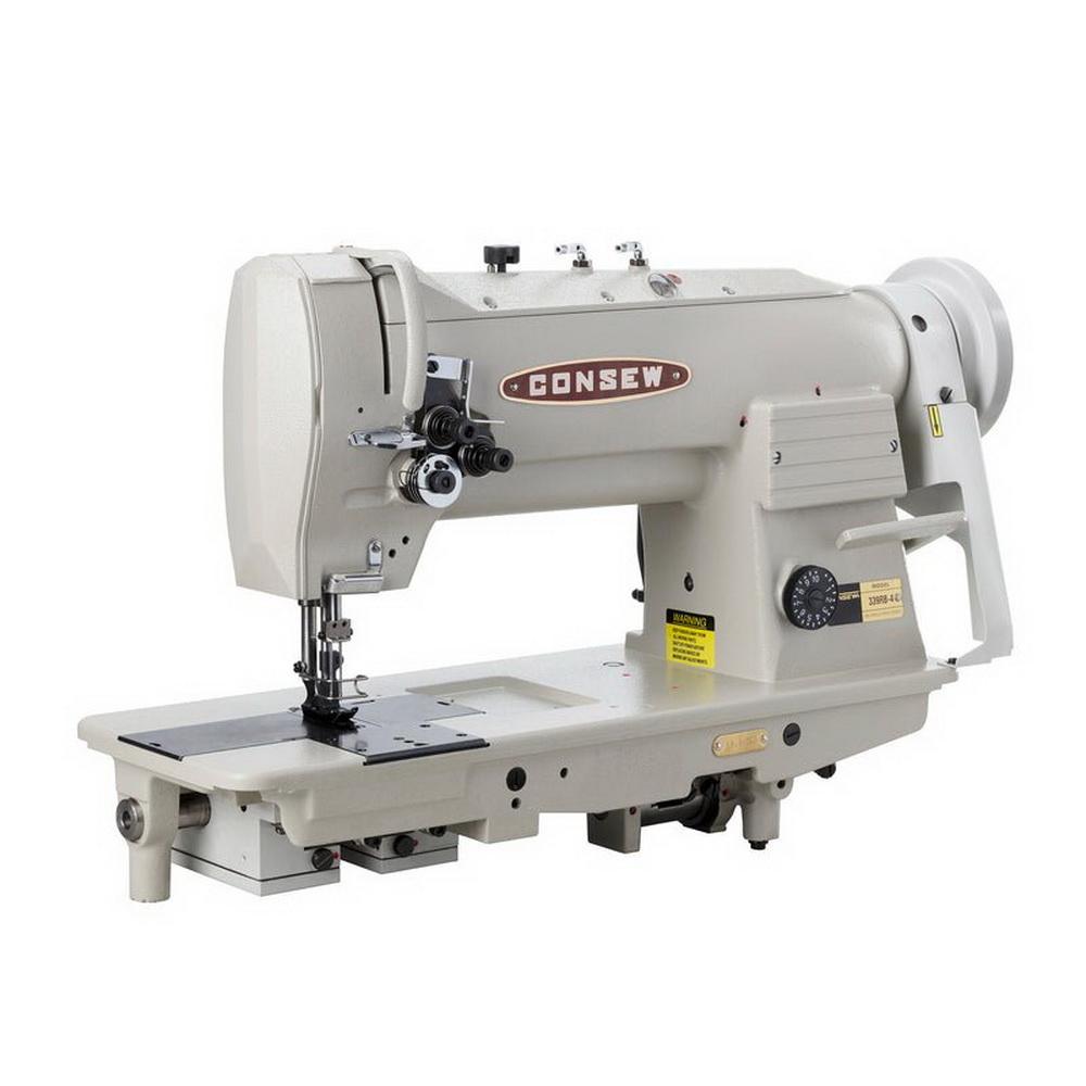 339RB - 4 Heavy Duty, High Speed, Two Needle, Lockstitch Machine, Drop Feed, Needle Feed and Alternating (Walking) Presser Feet - Sewingmachinesplus.com
