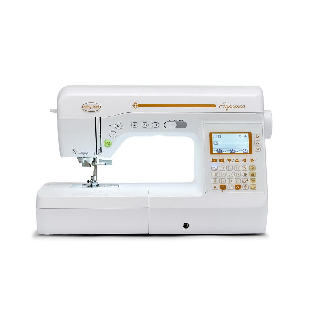 Baby Lock Soprano Sewing Machine (OPEN BOX MODEL) - Sewingmachinesplus.com