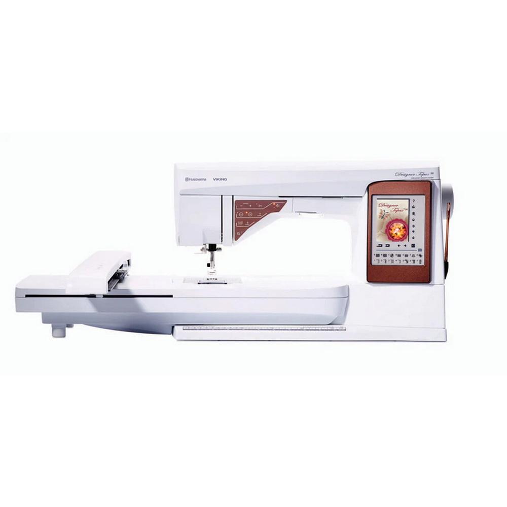 Husqvarna Viking Designer Topaz 50 Sewing and Embroidery Machine FACTORY SERVICED - Sewingmachinesplus.com