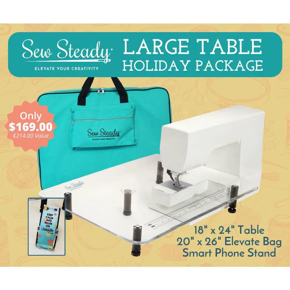 Sew Steady Large Table Holiday Package - Sewingmachinesplus.com