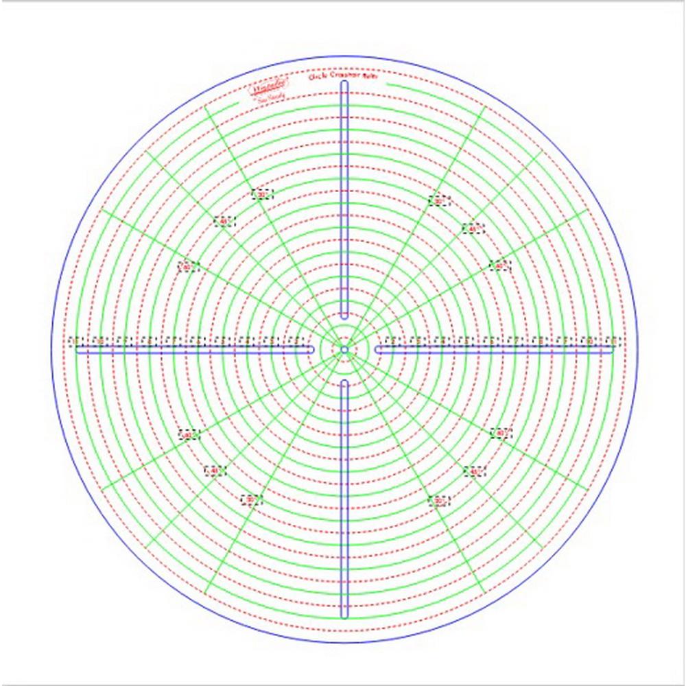 Westalee Design Circle Crosshair Ruler