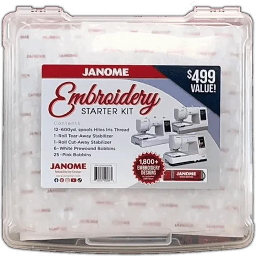 Janome Embroidery Starter Kit  For MC1000, MC100e, MC9850