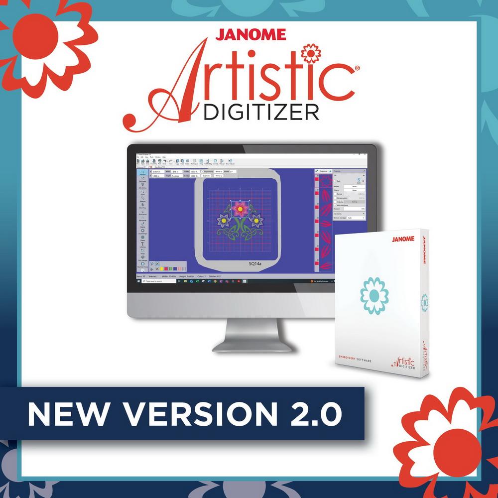 Janome Artistic Digitizer 2.0 - Sewingmachinesplus.com