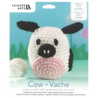 Leisure Arts Crochet Pudgies Kit - Cow - Sewingmachinesplus.com