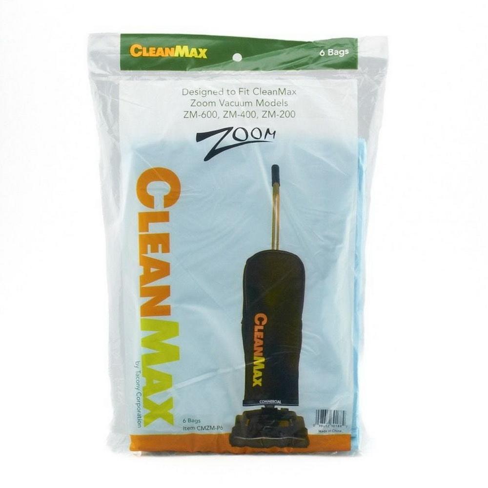 Genuine Zoom Paper Vacuum Bags, ZM200 Compatible, Pack of 6
