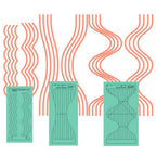 Westalee Design Wave Templates 3pc Set - Sewingmachinesplus.com