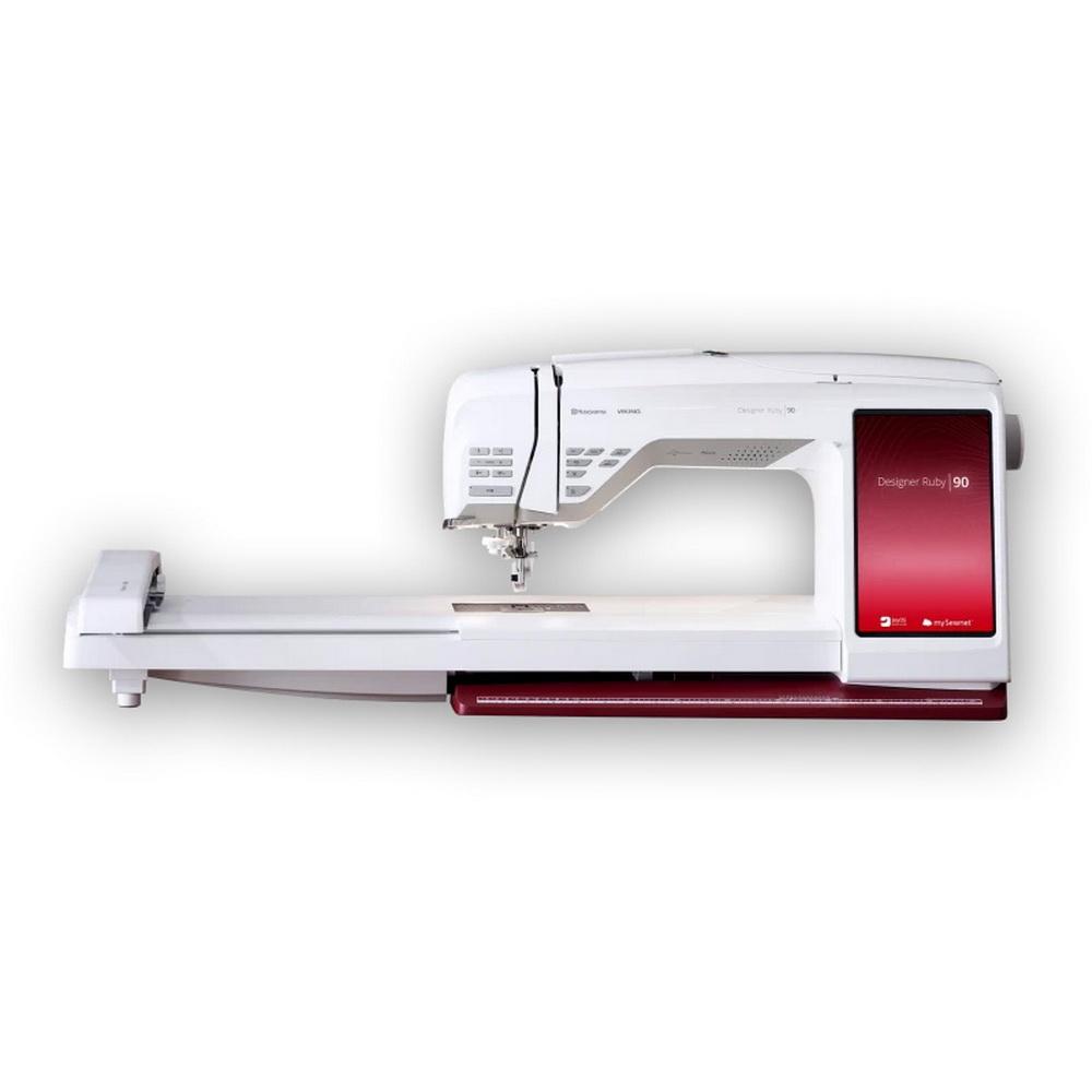 Husqvarna Viking Designer Ruby 90 Sewing & Embroidery Machine - Sewingmachinesplus.com