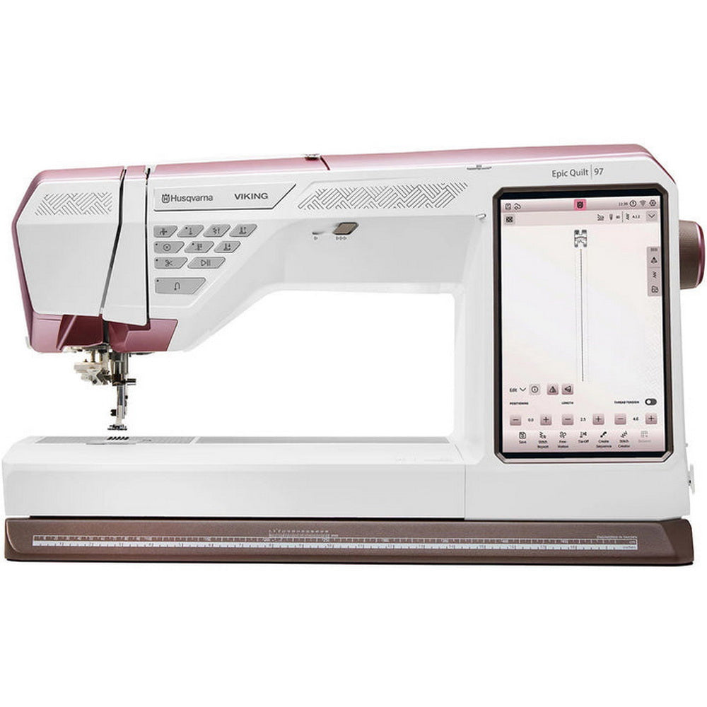 HUSQVARNA VIKING Epic Quilt 97 Sewing Machine & Accessories Bundle (Factory Serviced)