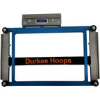 EZ Name Frame 5X7 for all Brother/Baby Lock Single Needle Flat Bed Machines with a slide - in adaptor EZ Frame Blue Adaptor Arms - Sewingmachinesplus.com