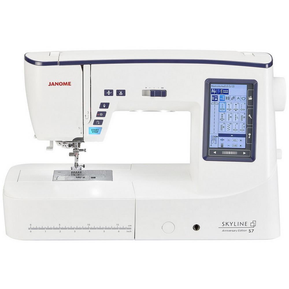Janome Skyline S7 Anniversary Edition Sewing & Quilting Machine (OPEN BOX MODEL)