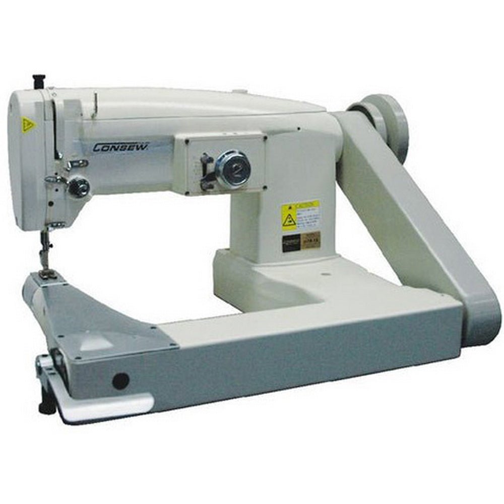 Consew 347R - 2A - 1 Single Needle, Drop Feed, Feed - Off - The - Arm, Cylinder Bed, Zig - Zag Machine - Sewingmachinesplus.com
