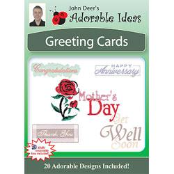 Adorable Ideas embroidery designs 027040 - Greeting Cards - Sewingmachinesplus.com