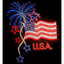 Adorable Ideas embroidery designs - USA Sparkle Kit - Sewingmachinesplus.com
