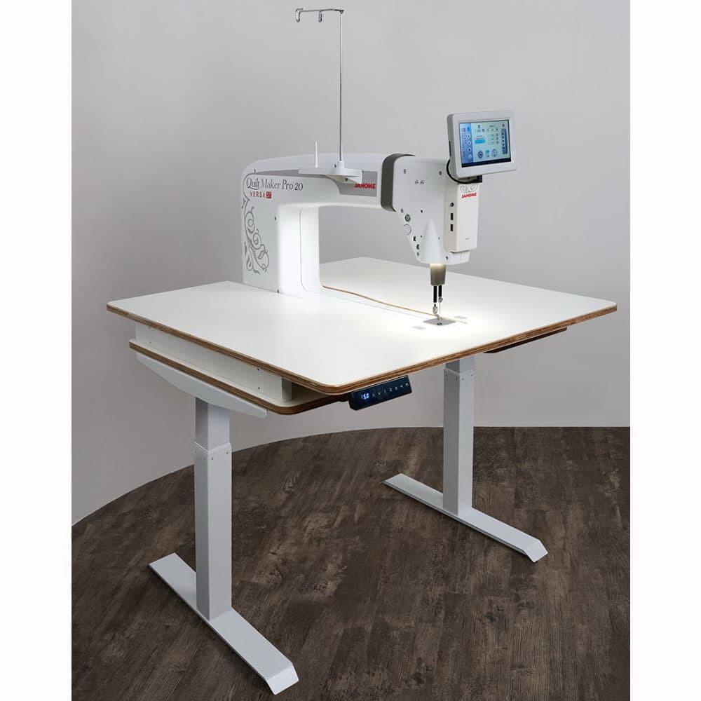 Janome Quilt Maker Pro 20 Versa Longarm Sit Down Quilting Machine - Sewingmachinesplus.com