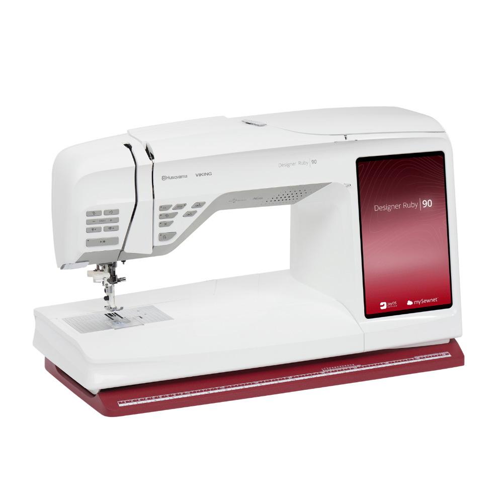 Husqvarna Viking Designer Ruby 90 Sewing & Embroidery Machine - Sewingmachinesplus.com