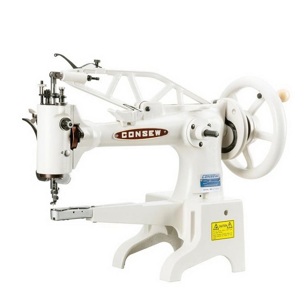Consew 29B Single Needle with large bobbin, 12in Cylinder Arm, Shoe Repair and Mending, Lockstitch Machine - Sewingmachinesplus.com