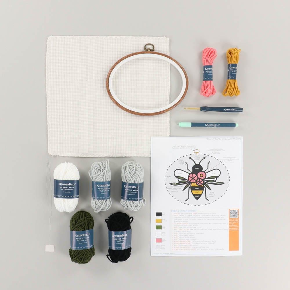 Kimberbell Bloomin Bee – Punch Needle Plus Kit - Sewingmachinesplus.com