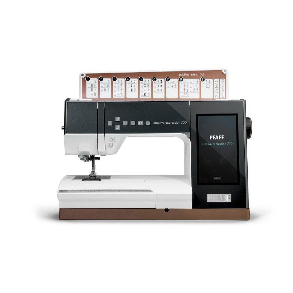 PFAFF creative expression 750 Sewing and Embroidery Machine - Sewingmachinesplus.com
