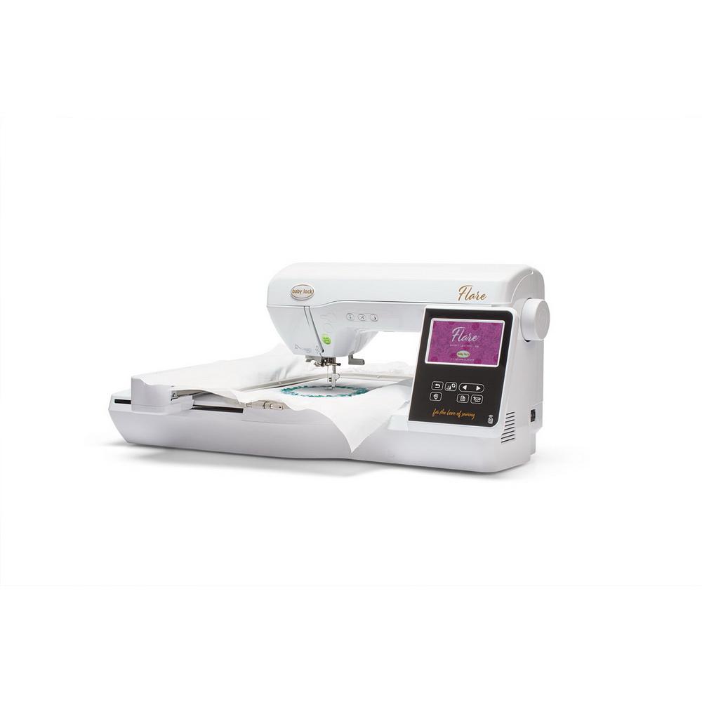 Baby Lock Flare Single Needle Embroidery Machine (OPEN BOX MODEL) - Sewingmachinesplus.com