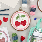 Kimberbell Punch Needle Plus Kit - Life is Cherry Sweet - Sewingmachinesplus.com