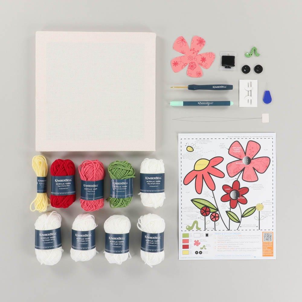 Kimberbell Punch Needle In Bloom - Punch Needle Plus Kit - Sewingmachinesplus.com
