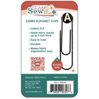 Seams Sew Me Jumbo Alphabet Clips Letters A - Z for Fabric Labeling - Sewingmachinesplus.com
