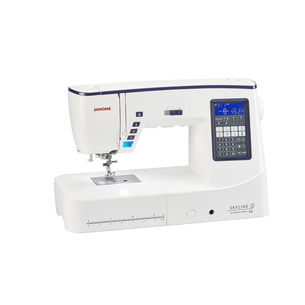 Janome Skyline S6 Anniversary Edition Sewing and Quilting Machine (OPEN BOX MODEL) - Sewingmachinesplus.com